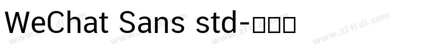 WeChat Sans std字体转换